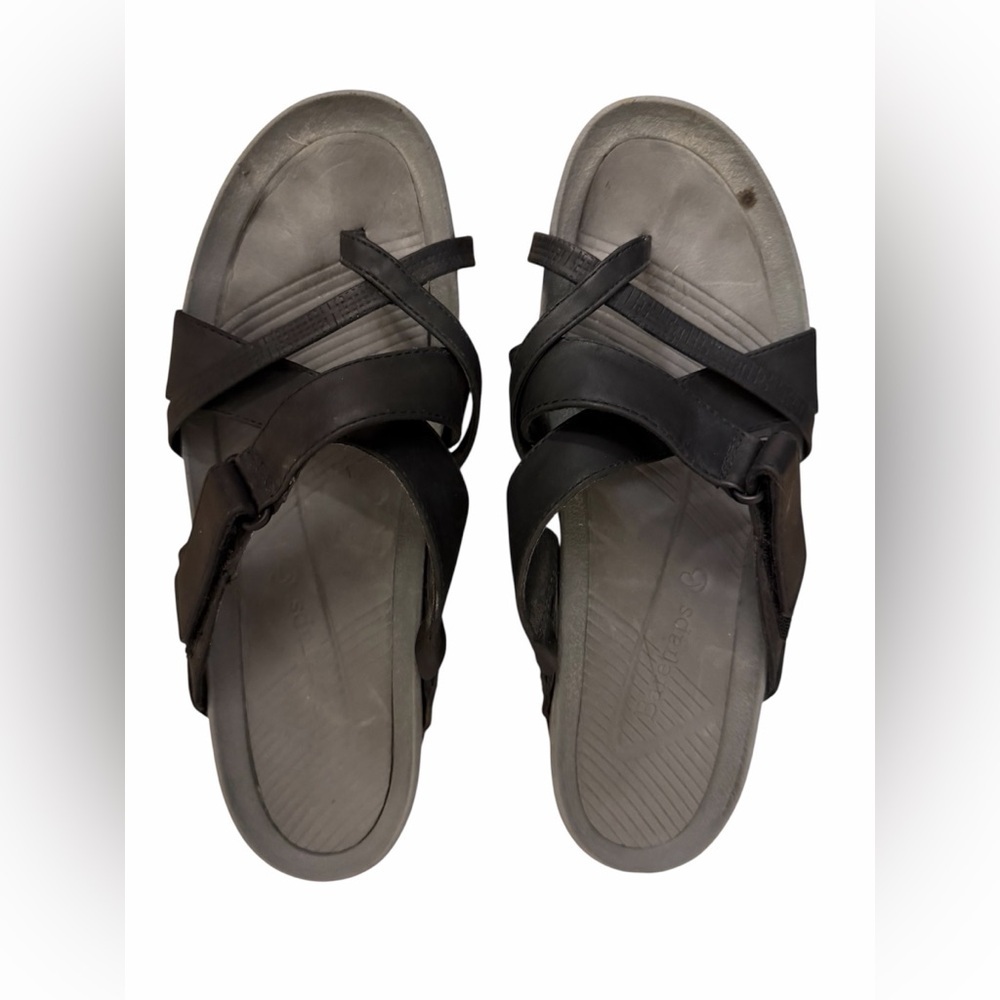 Baretraps slip-on Black and Gray Slide Comfortable Sandals Size 7.5 M